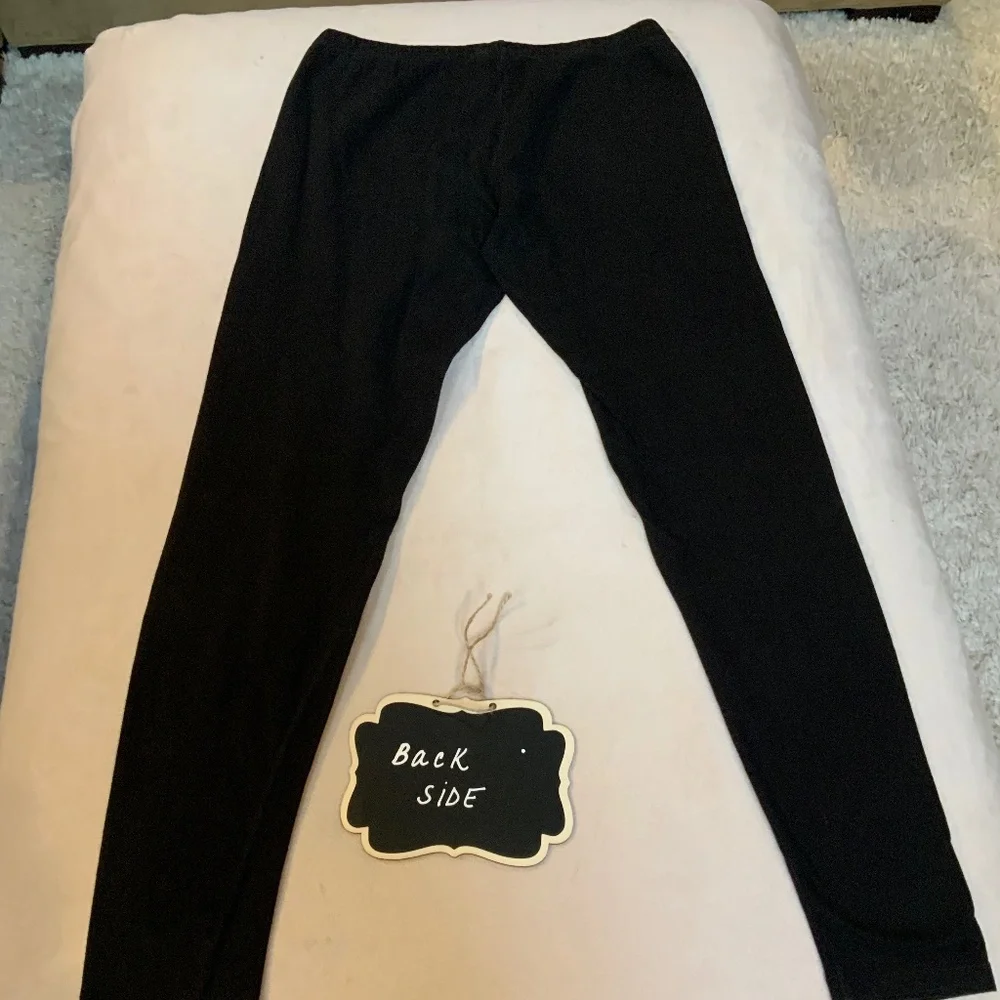 Jockey Black M leggings Gym Active Athleisure Minimalist Monochrome Pickleball